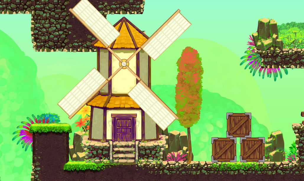 game tileset the old windmil image4